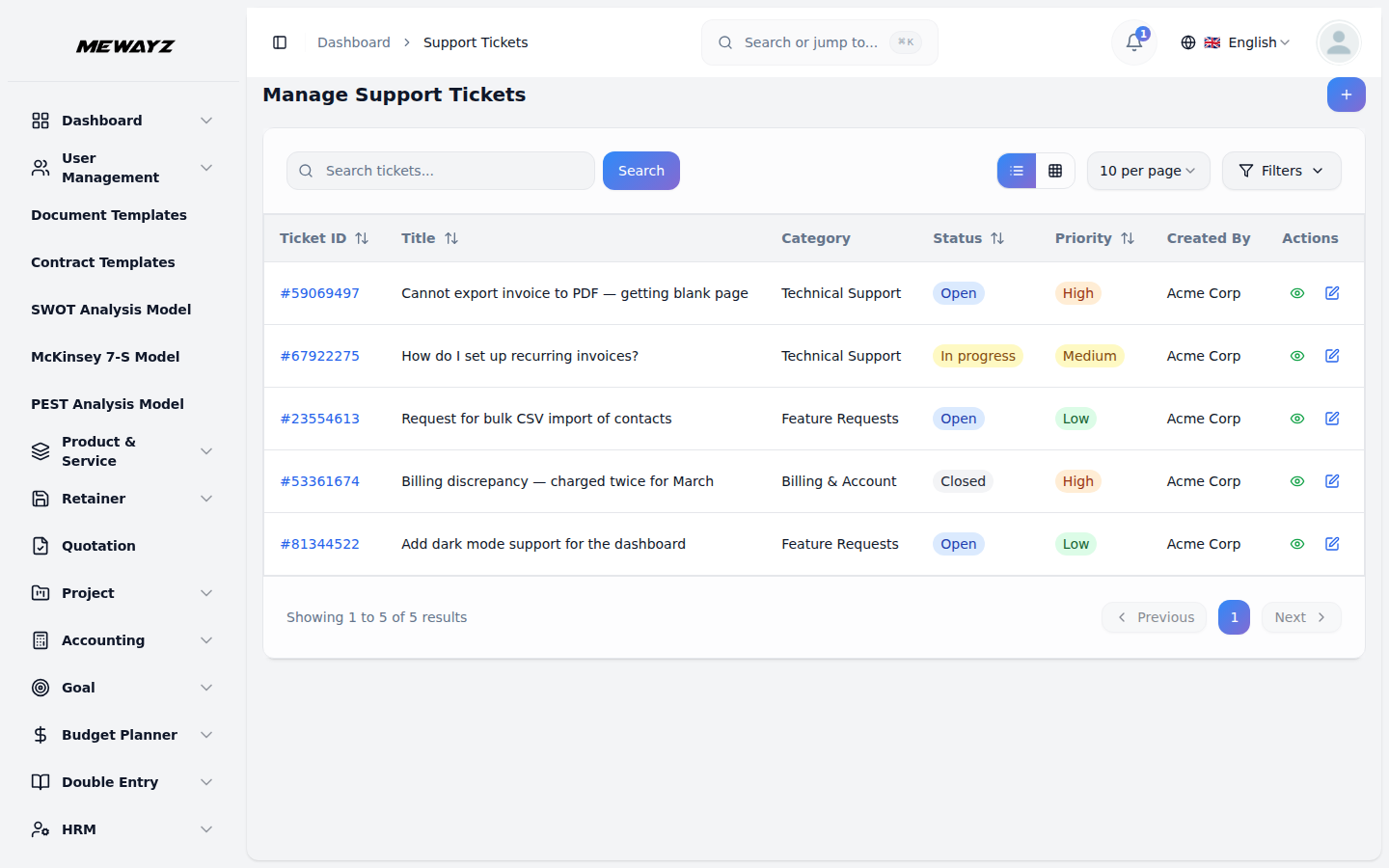 Hulpdesk & Ondersteuning