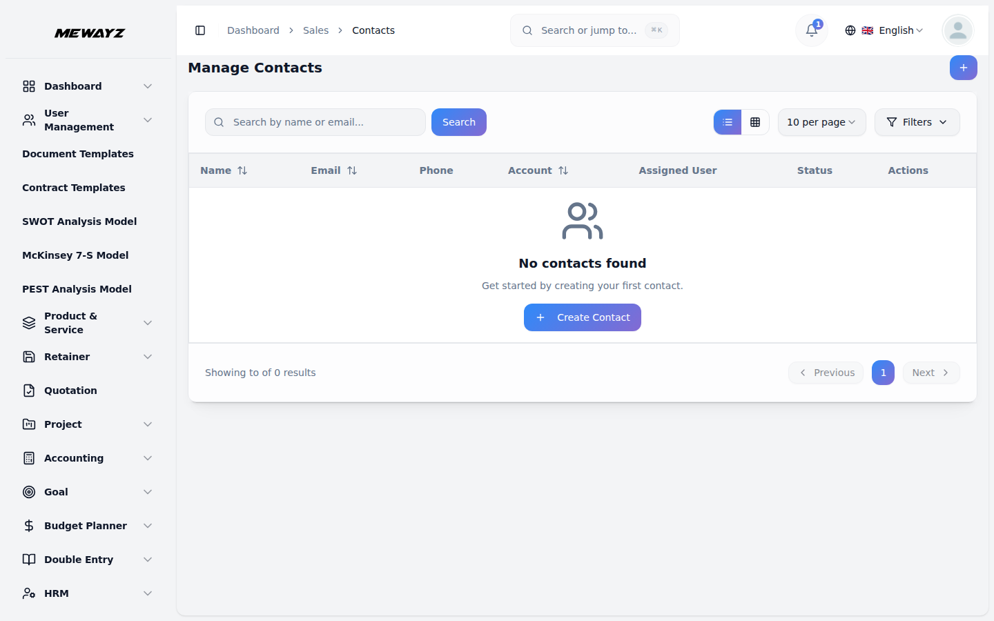 Customer Database - Mewayz