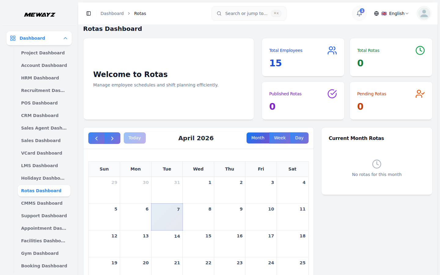 Roosters & Skedulering