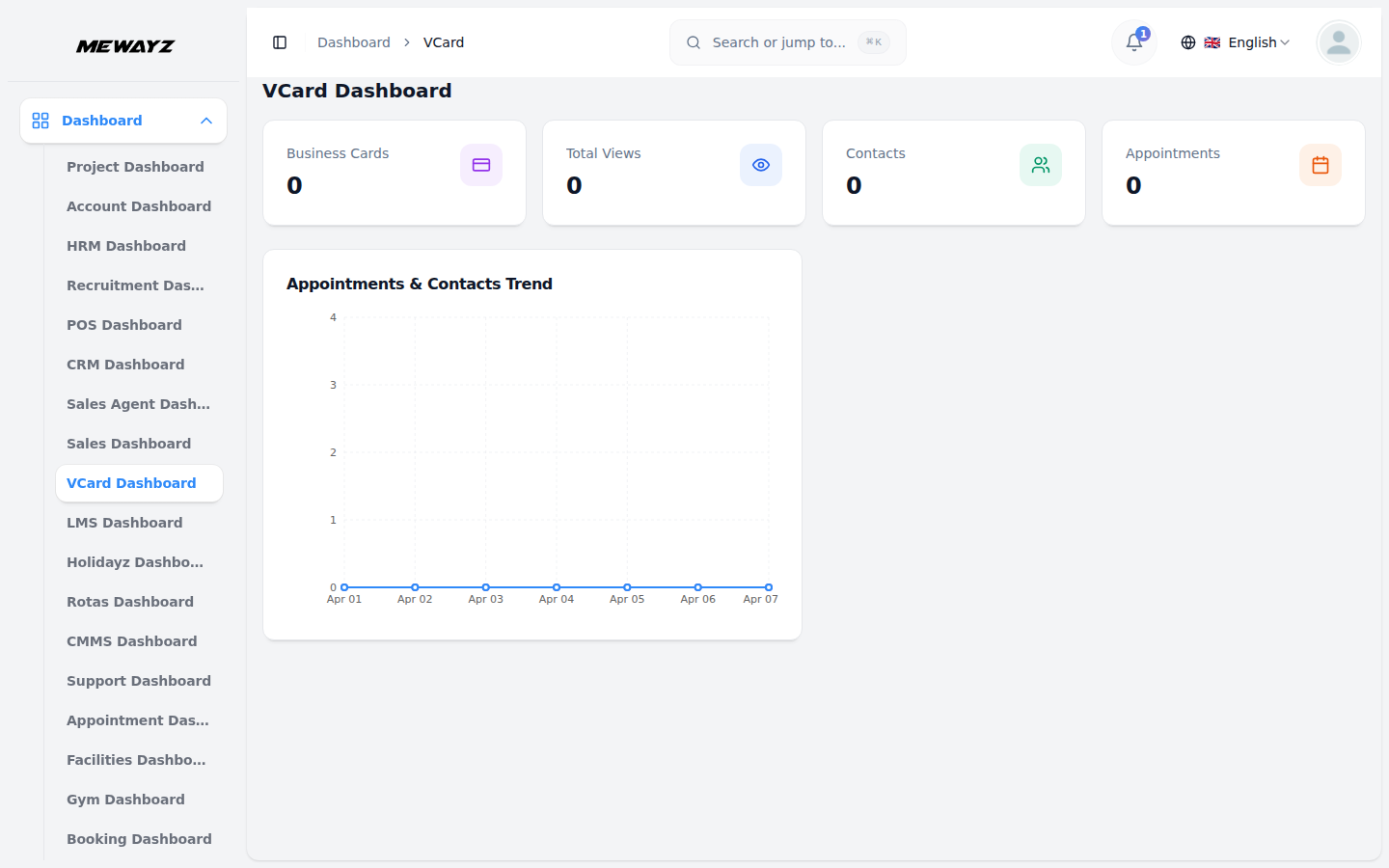 Digital Business Card - Mewayz